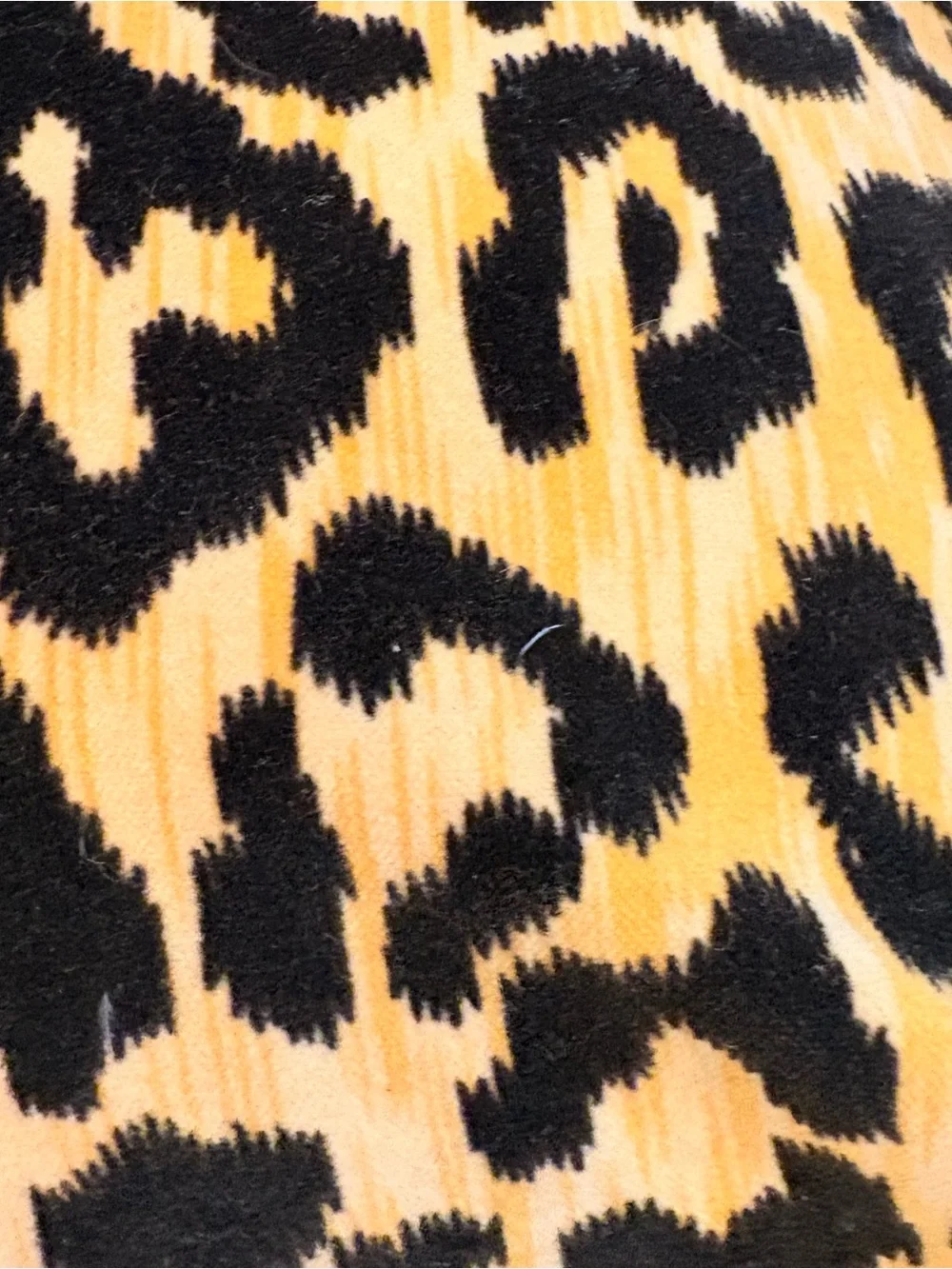Leopard Print Velvet Accent Pillow Black & Golden Tan 20 x 20